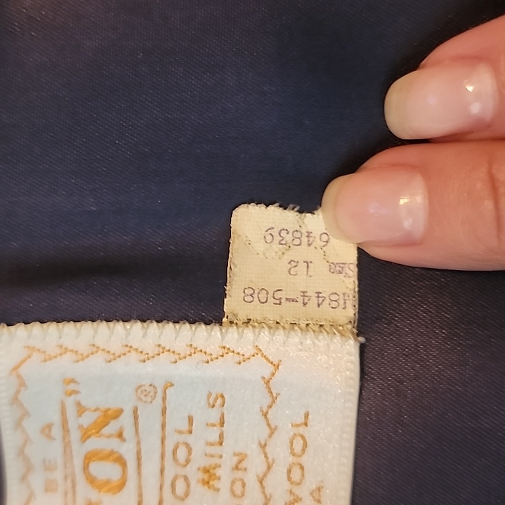 Navy Pendleton Wool Coat - image 7